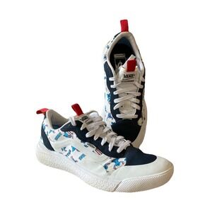 Vans Ultrarange Disney Lilo And Stitch Shoe Women's Sz 8 White Blue Clean